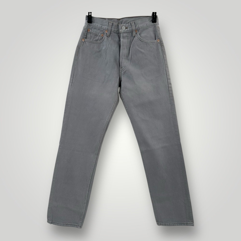 VTG 2000 Levi's 501 XX 29x32 USA MADE Jeans New Old Stock Gray